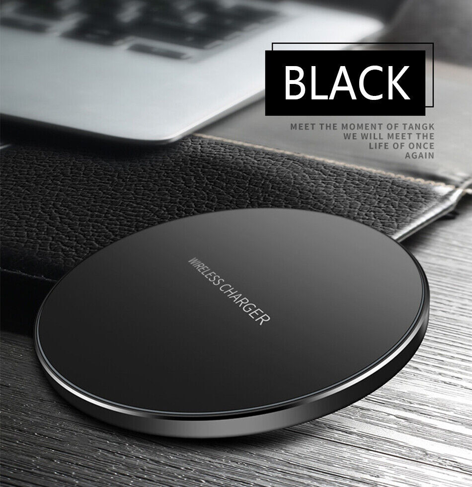 Universal Wireless Charger Pad 20W Max Fast Charge Dock For QI iPhone Samsung