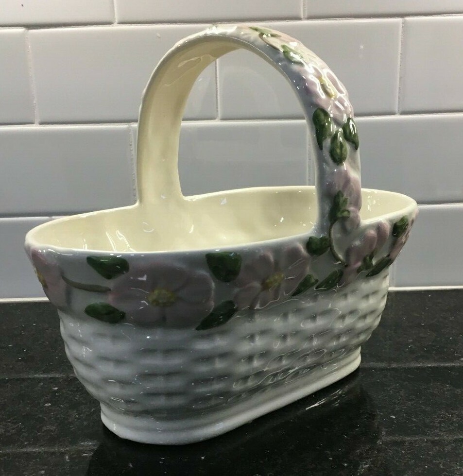 Franciscan DESERT ROSE Handled Basket