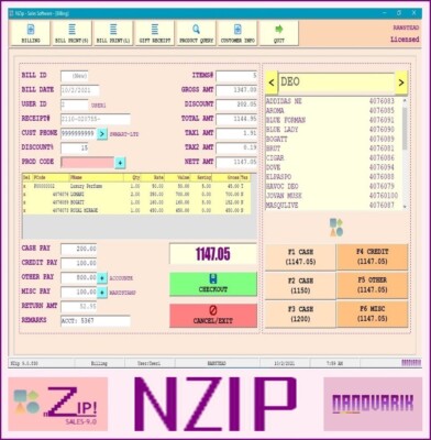 NZIP Inventory POS Software - Retail Point of Sale