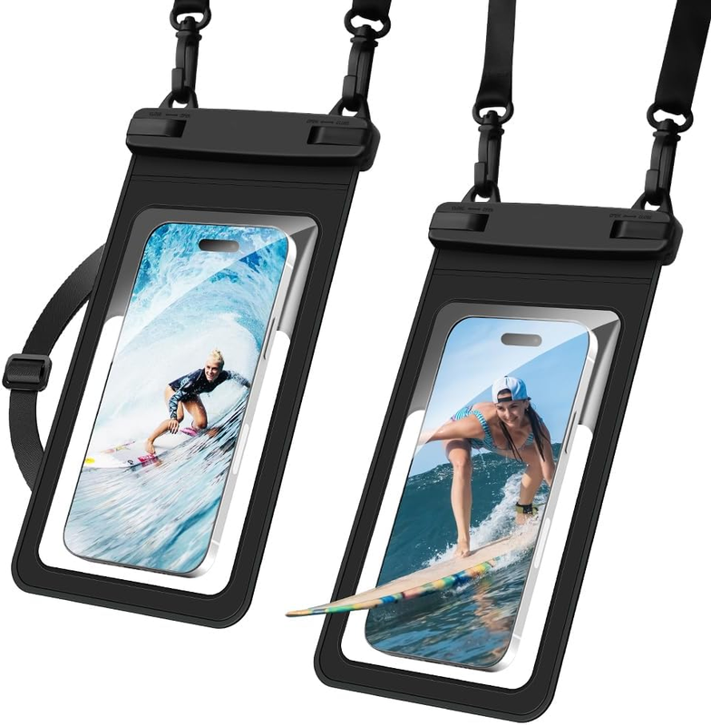 OFFCUP Waterproof Phone Pouch, 2 Pack Large Phone Waterproof Phone Case