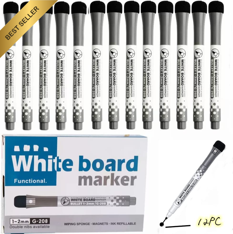 Whiteboard Pens Whiteboard Markers Dry Wipe Markers - Low Odor Magnetic Dry Eras