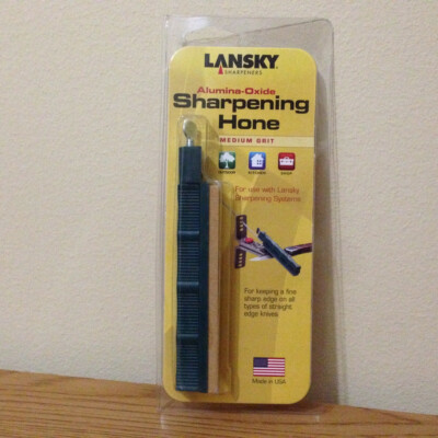 Lansky Medium Grit Knife Blade Sharpening Sharpener Hone Honing Stone
