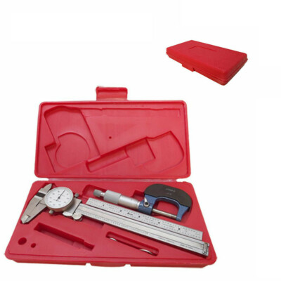 6'' Mechanical Dial Caliper Micrometer Measure Outside Inside Ruler Inspection