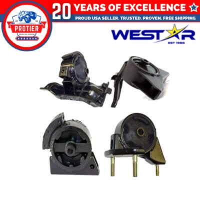 Fits 1993-1997 TOYOTA COROLLA 1.8L ENGINE MOTOR & TRANS MOUNT KIT for AUTO 4PCS