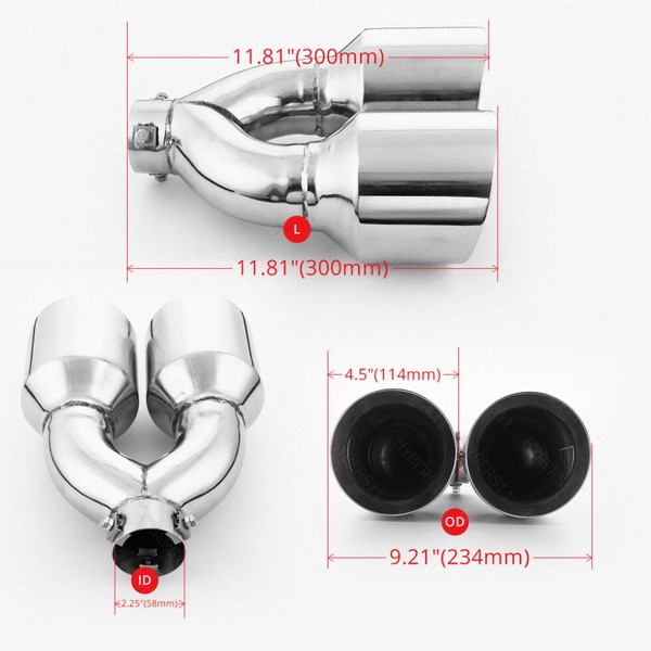 4 to 5 exhaust adapter
