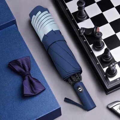 Xiaomi Fashion Portable UV Folding Rain Wind Resistant Trip Sun Umbrellas Revers