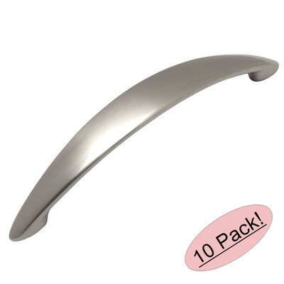 *10 Pack* Cosmas Cabinet Hardware Satin Nickel Handle Pulls #6003-128SN