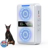 HUHUWOW Ultrasonic Dog Bark Deterrent Devices, Anti Barking Device for Dogs, Adjustable Frequency and Range, Type-C Rechargeable, Suitable for All Kinds of Dogs, for Indoor and Outdoor Use
