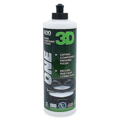 3D ONE-8oz/16oz/32oz/1 Gallon-Hybrid Cutting Rubbing Compound & Finishing Polish