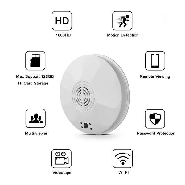 1080p HD Spy Mini Hidden Camera Motion Detection Night Vision Loop Recording - Image 3