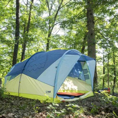 UST Highlander House Party 6-Person Camping Tent, Quick & Easy Setup, Ships Free