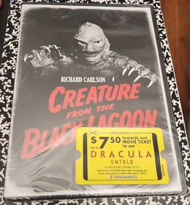 Creature from the Black Lagoon DVD Richard Carlson Vintage Horror B+W Sealed NEW