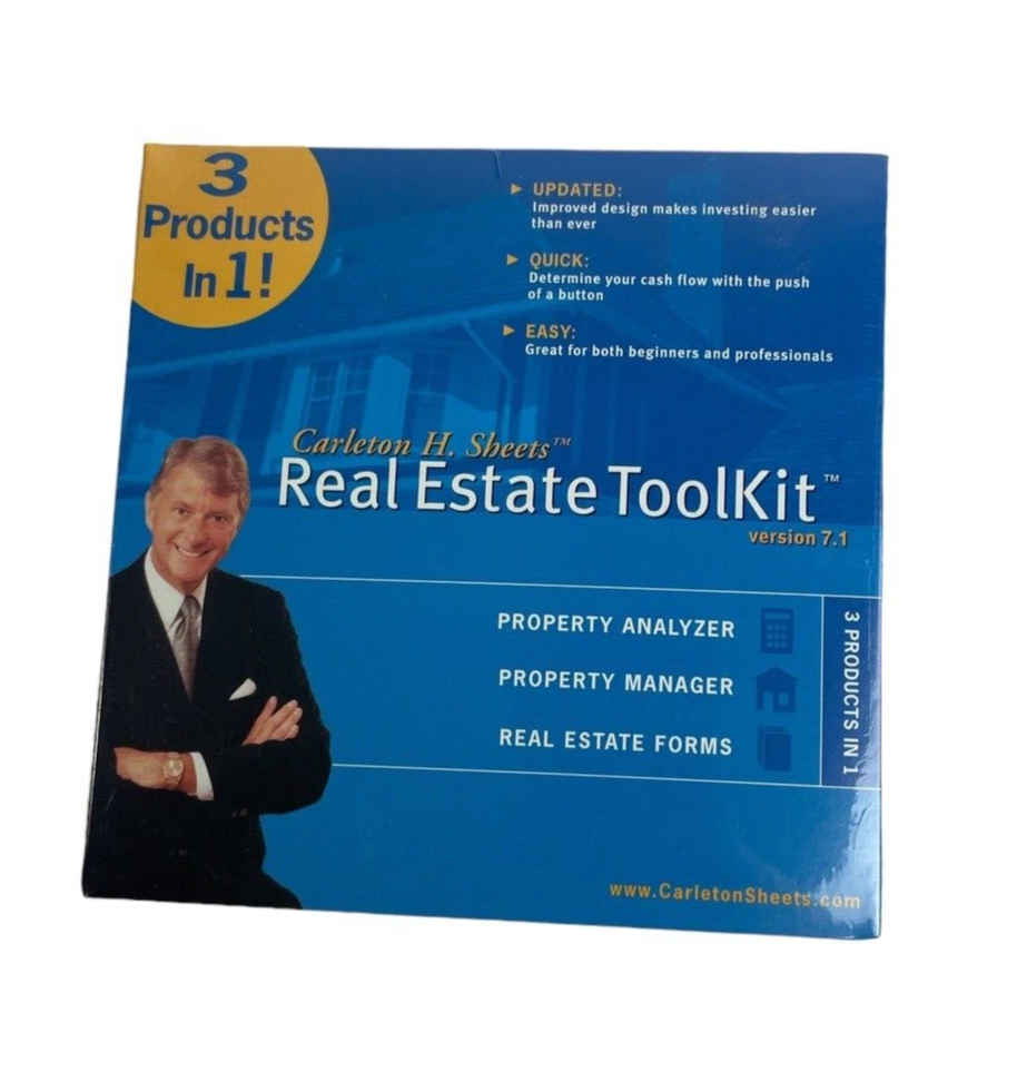 5 Off on Carleton H Sheets Real Estate Toolkit Ver 7.1 PC CD Analyzer