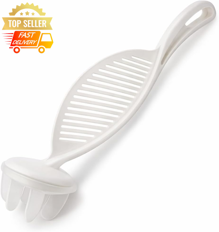 Japanese Rice Washer Tool, Kitchen Gadget, Easy Rice Cleaning, White, Import