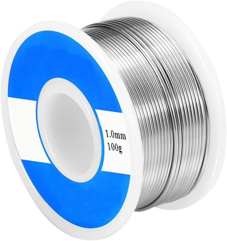 60/40 Tin Lead Rosin Core Solder Wire for Electronics Welding Repair(1Mm, 100G)