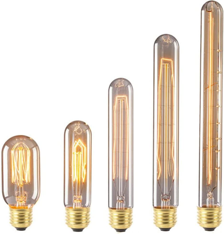 T300 60W Incandescent Bulbs 60 Watt Tubular Vintage Edison Light T300 Long Tube