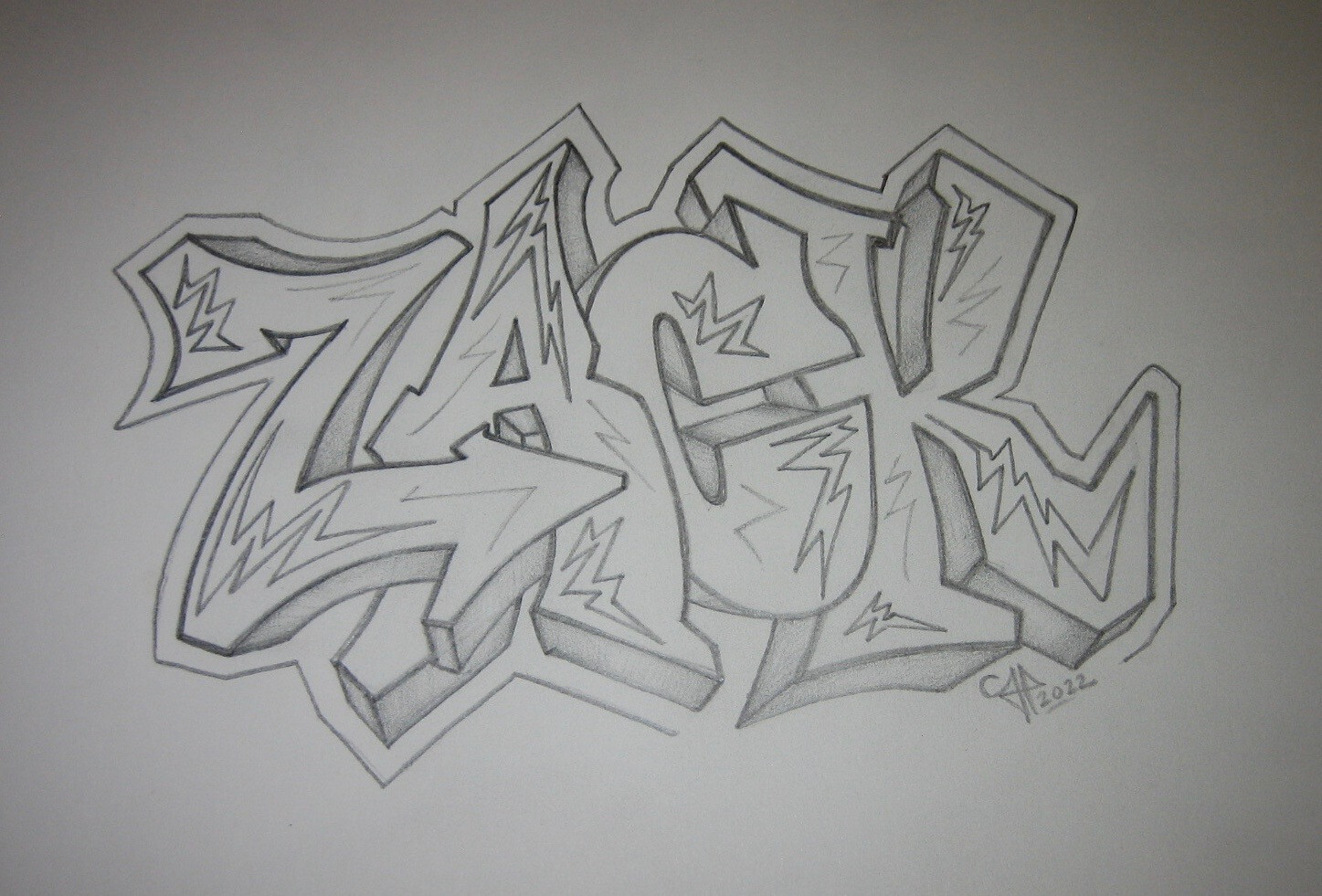 Futura / Hand-drawn Graffiti Art（直筆画）#07 Futura / Hand