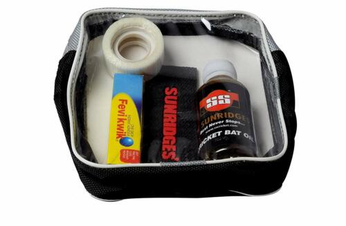 Cricket Bat Care Kit oil, toe guard, face tape, edge tape and fevi kwik su