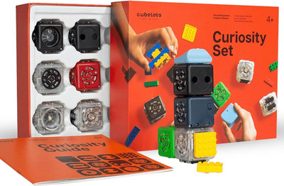 Modular Robotics Robot Blocks with 11 Robot Cubes - Curiosity Set for Home Robot