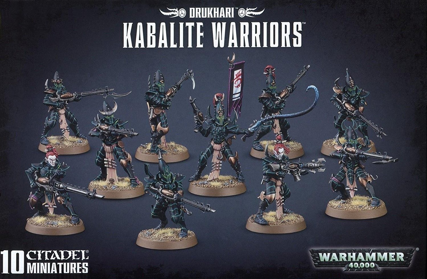 Кабалитские воины Друкхари Темные эльдары Warhammer 40K NIB