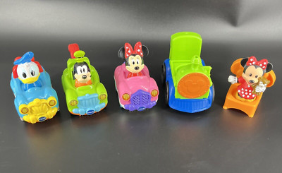 Little People Mickey Mouse Train VTech Cars Minnie Pluto Goofy Chairs Lot Set
