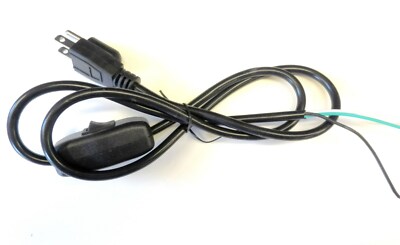 AC Power Cord for Switch Power Supply Grounded 3 Prong With ON OFF US Plug 3 Pin