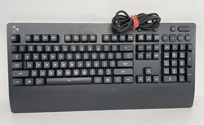 LOGITECH G213 PRODIGY RGB WIRED GAMING KEYBOARD -Missing One Foot - TESTED WORKS