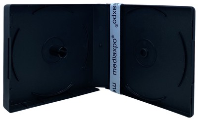 Black CD/DVD Box up to 16 Discs Lot