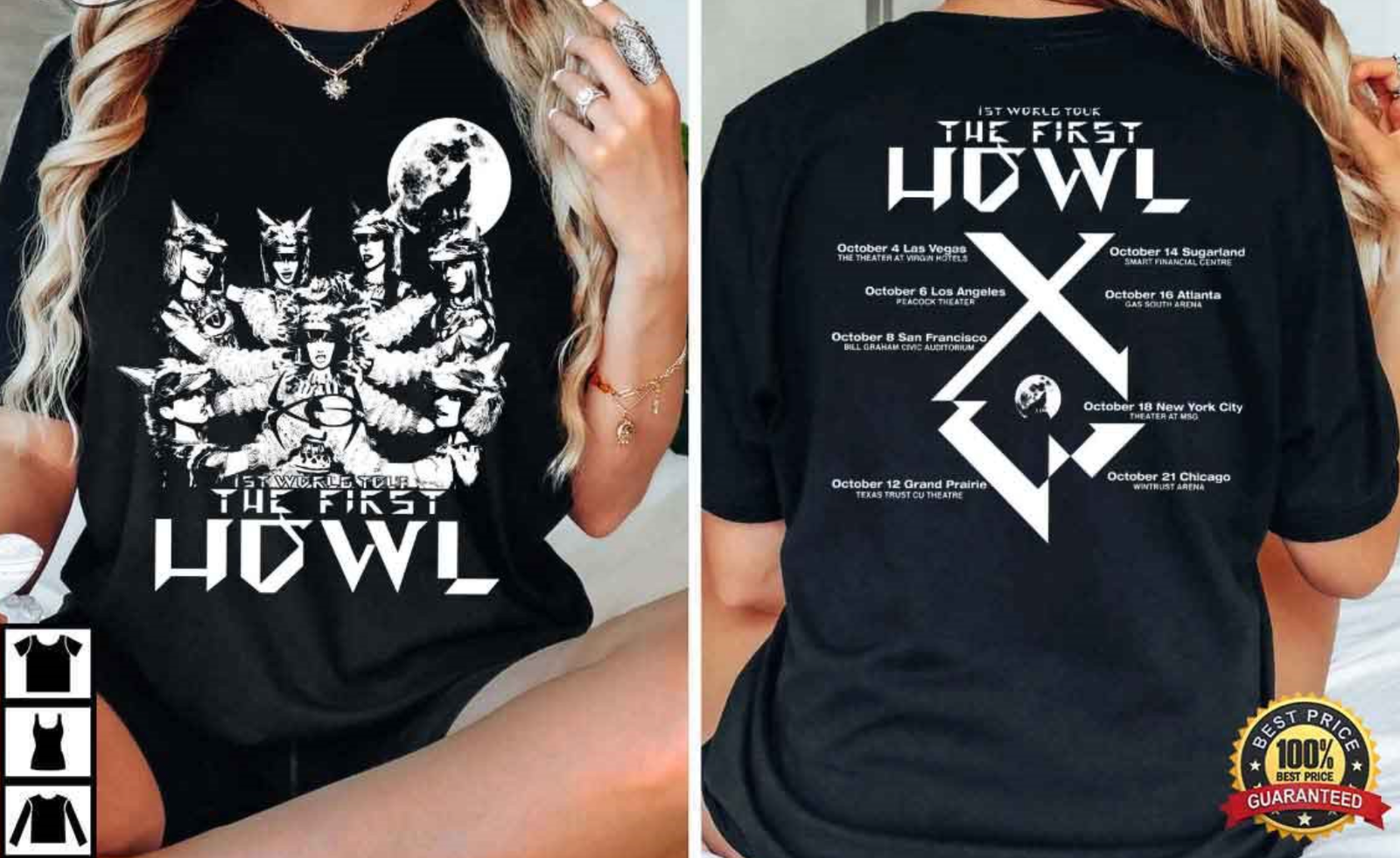 Xg 1St World Tour The First Howl T-Shirt, Gift For Fans | eBay