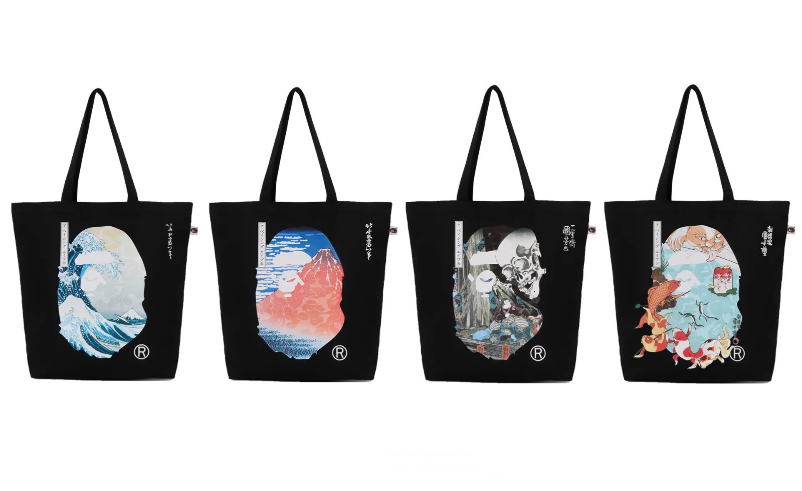 ✨希少✨APE×MODERNICA トートバッグ a bathing ape A BATHING APE Men's Goods BAPE x UKIYO-E TOTE BAG 1L73189903