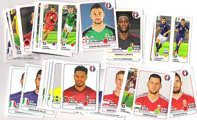 Panini Sticker - Euro 2016 Frankreich - 50 verschiedene - Fußball - EM