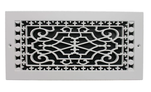 Return Air Grille White Decorative Ventilation Wall Mount 8 X 16