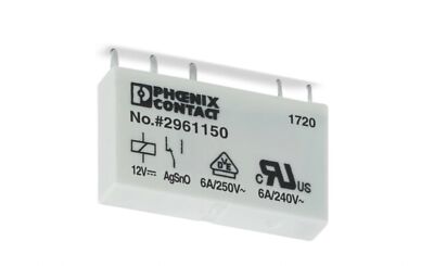 NEW Phoenix Contact NO.2961150 12VDC Power Relay 5 Pins 6A x 1PC