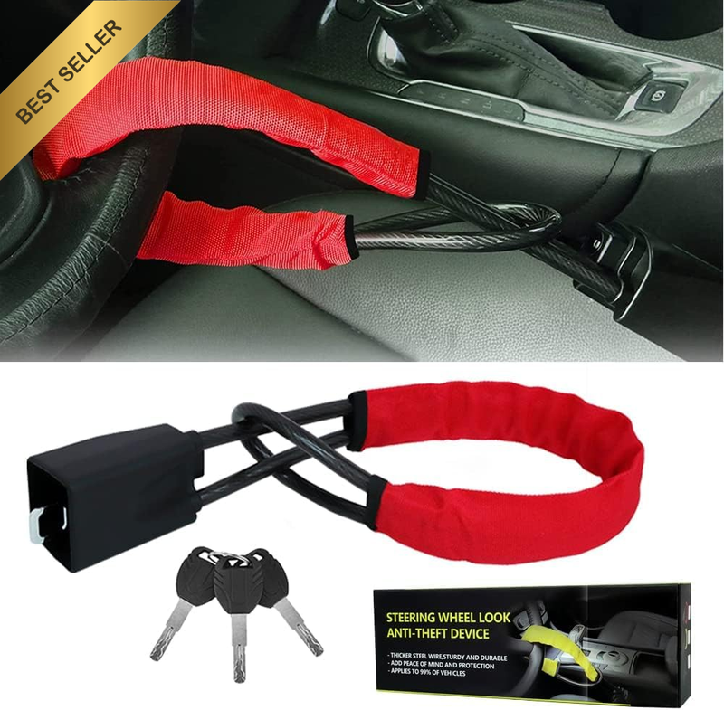 Steering Wheel Lock Seat Belt Lock anti Theft Device Car Lock Car anti Theft Pre