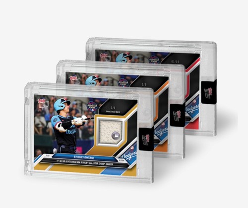 大谷翔平 Topps Now Shohei Ohtani BASE RELIC Game-used Base Relic # to 125 or Lower - Shohei Ohtani