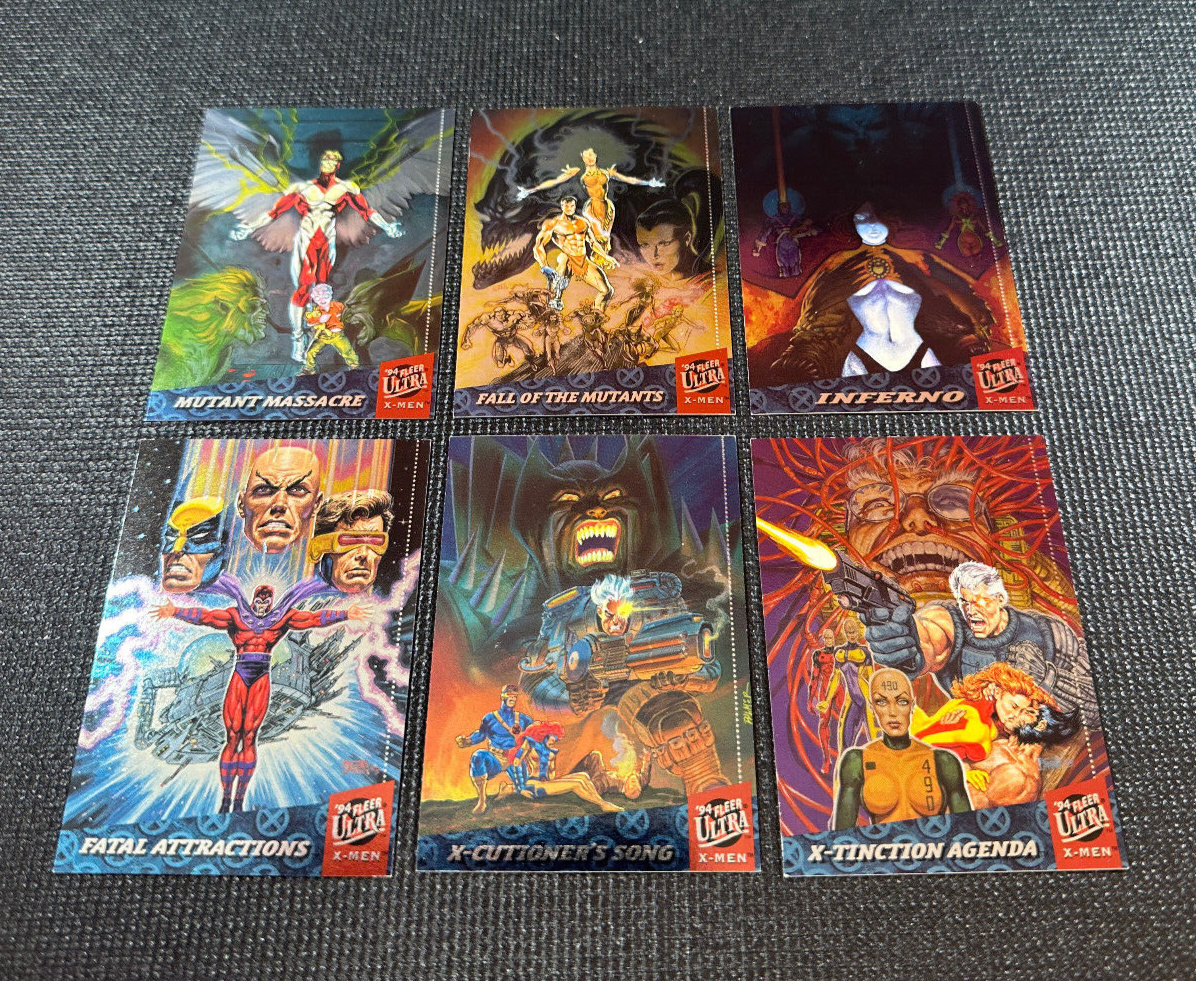 1994 Fleer Ultra X-Men - Silver X-Overs - Complete Set (6 1994 Fleer Ultra X-Men - Silver X-Overs - Complete Set (6