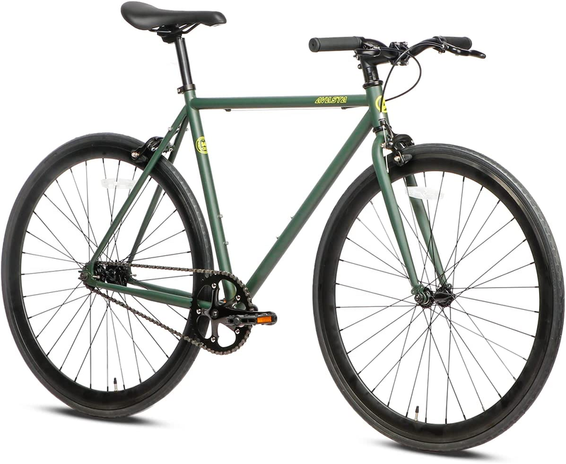 Single-Speed Fixed Gear Urban Commuter Bike, Multiple Colors, 4 Size
