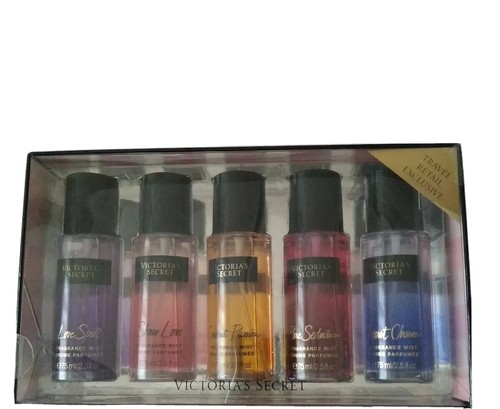 Victorias Secret Travel Exclusive Fragrance Mist 5-pc Gift