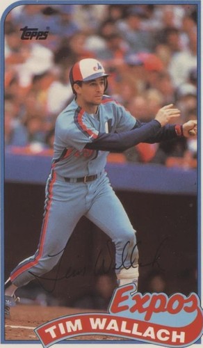 1989 Topps/LJN Baseball Talk - Tim Wallach #117