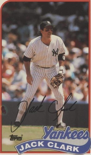 1989 Topps/LJN Baseball Talk - Jack Clark #65