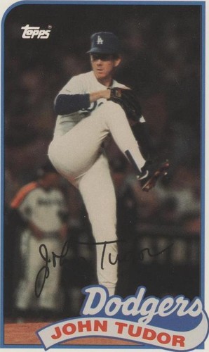1989 Topps/LJN Baseball Talk - John Tudor #71