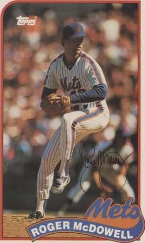 1989 Topps/LJN Baseball Talk - Roger McDowell #93