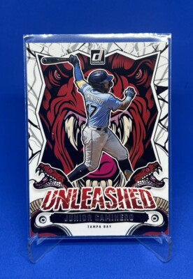 2024 Panini Donruss - Unleashed #18 Junior Caminero (RC)  TAMPA BAY RAYS