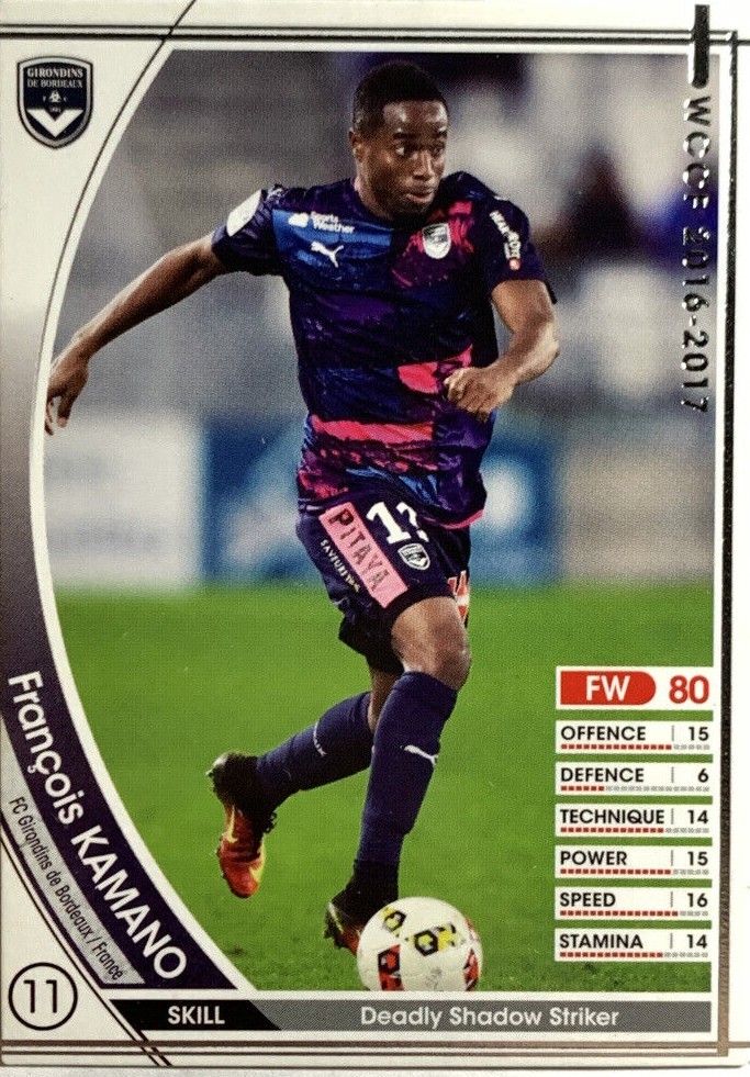 Francois Kamano WCCF PANINI soccer card Japan sports 023/126