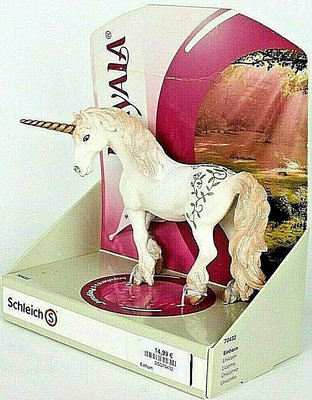 Schleich Bayala White Unicorn #70432 Standing Hand-painted Long Horn Retired NIB
