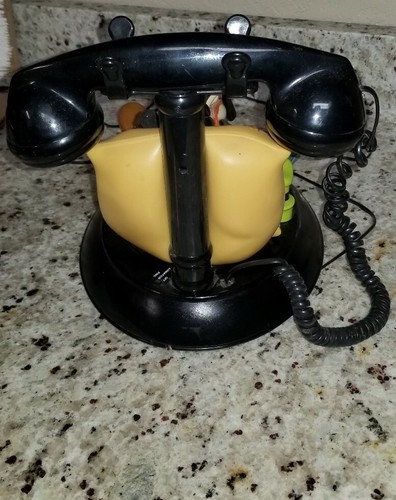 Vintage Disney Goofy Telemania Goofy's Animated Talking Corded Telephone Phone