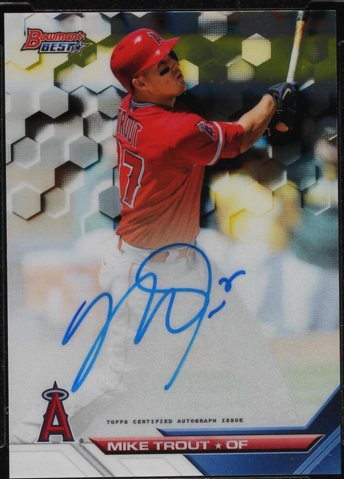 レア 2016 Topps マイク・トラウト 切手レリック CSG 9.5 Topps Mike Trout 2016 Season Baseball Sports Trading Cards