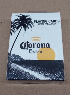 Corona Extra Playing Cards Poker Size Cartamundi Custom Limited *New Sealed*