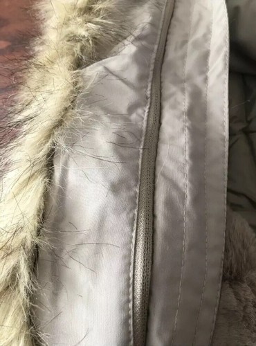 Pre-owned Uniqlo Women Ultra Warm Down Coat Size M/l In Beige