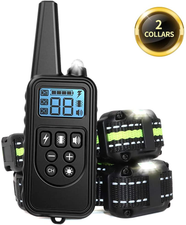 Adubor Dog Training Collar Rechargeable Dog Shock Collar ...